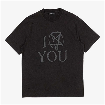 Wasted Paris Curse T-shirt Faded Black